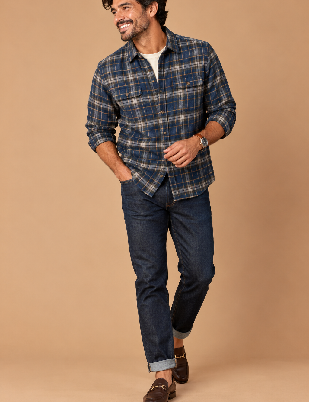 Covington Plaid Flannel Shirt
