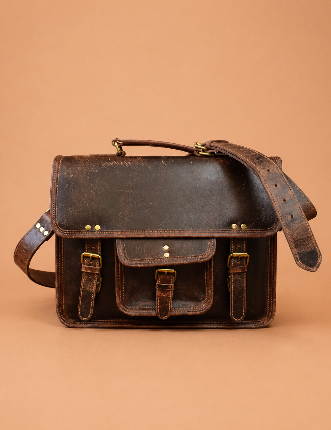 Buffalo Leather Briefcase