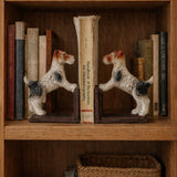 Cast Iron Jack Russell Terrier Bookends, Set of 2