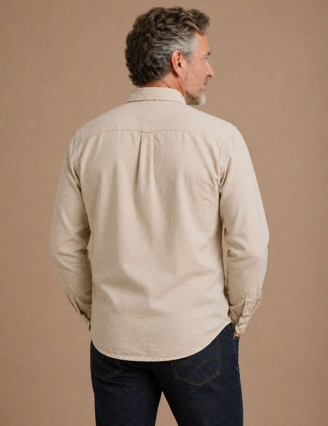 Wayne Cool Comfort Woven Button Down Shirt