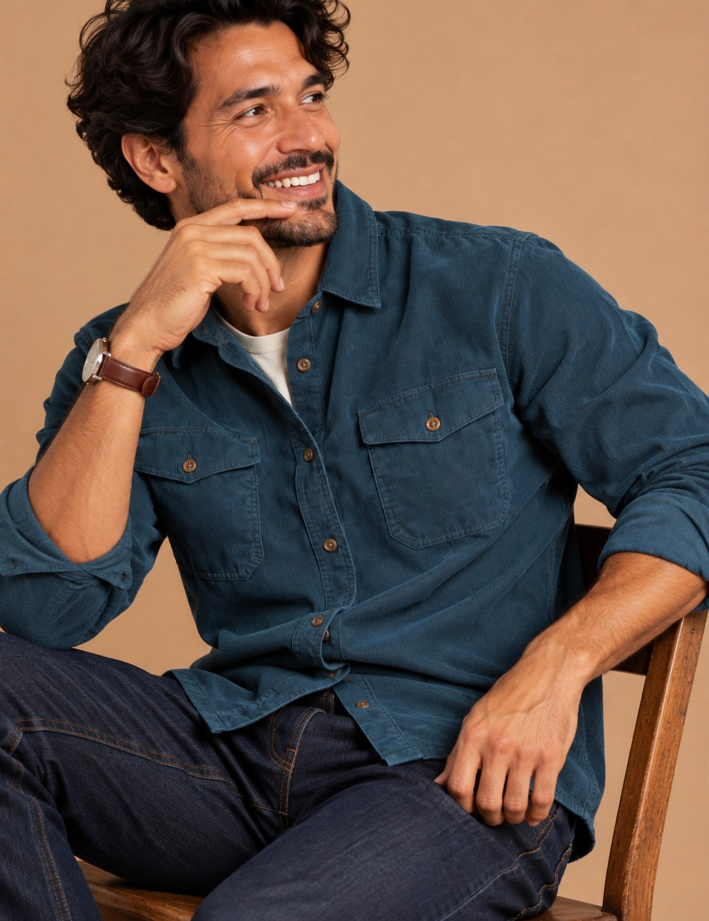 Merit Craftsman Corduroy Button Down Shirt