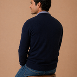 Wellington Cotton Cashmere Blend Crew Neck Sweater