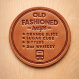 Hand Pressed Leather Coasters