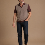 Theo Jacquard Short Sleeve Polo
