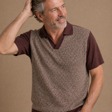 Theo Jacquard Short Sleeve Polo