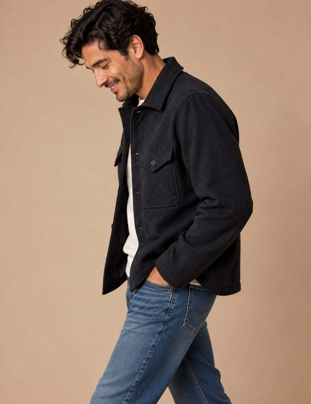 North Point Boiled Wool Blend Jacket