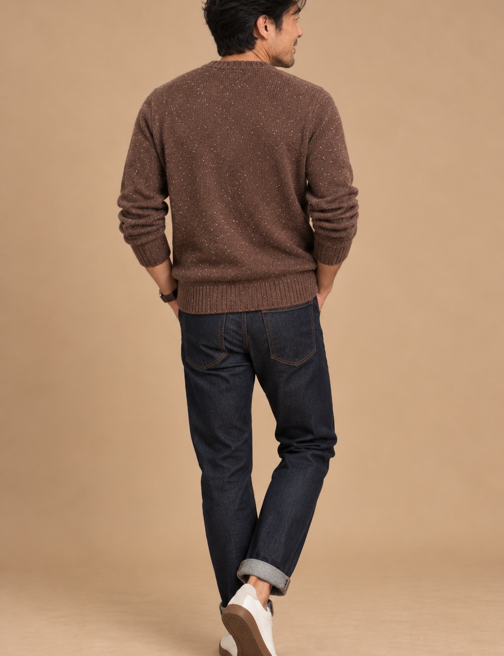 Rambler Flecked Crewneck Sweater