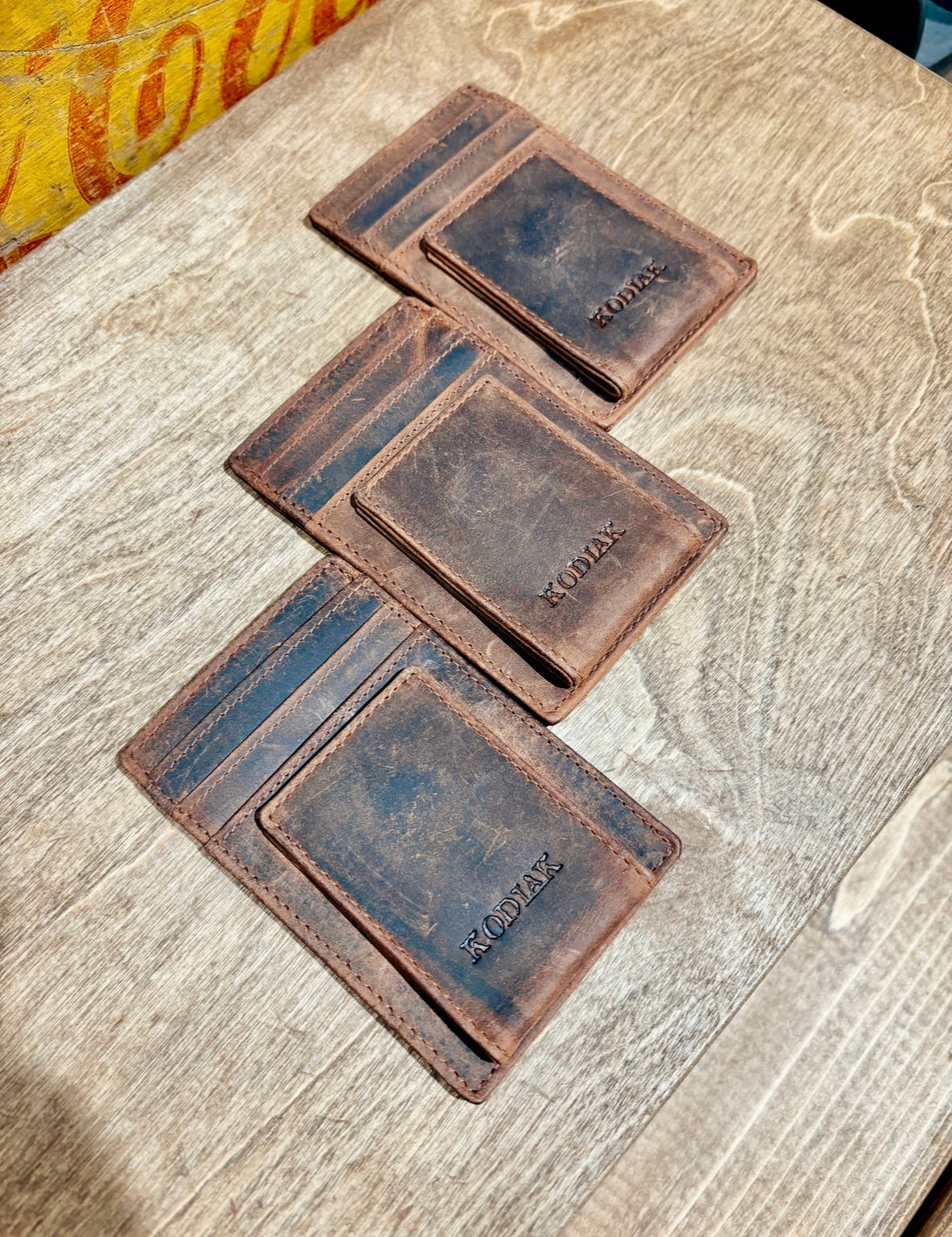 Leather Money Clip/Wallet