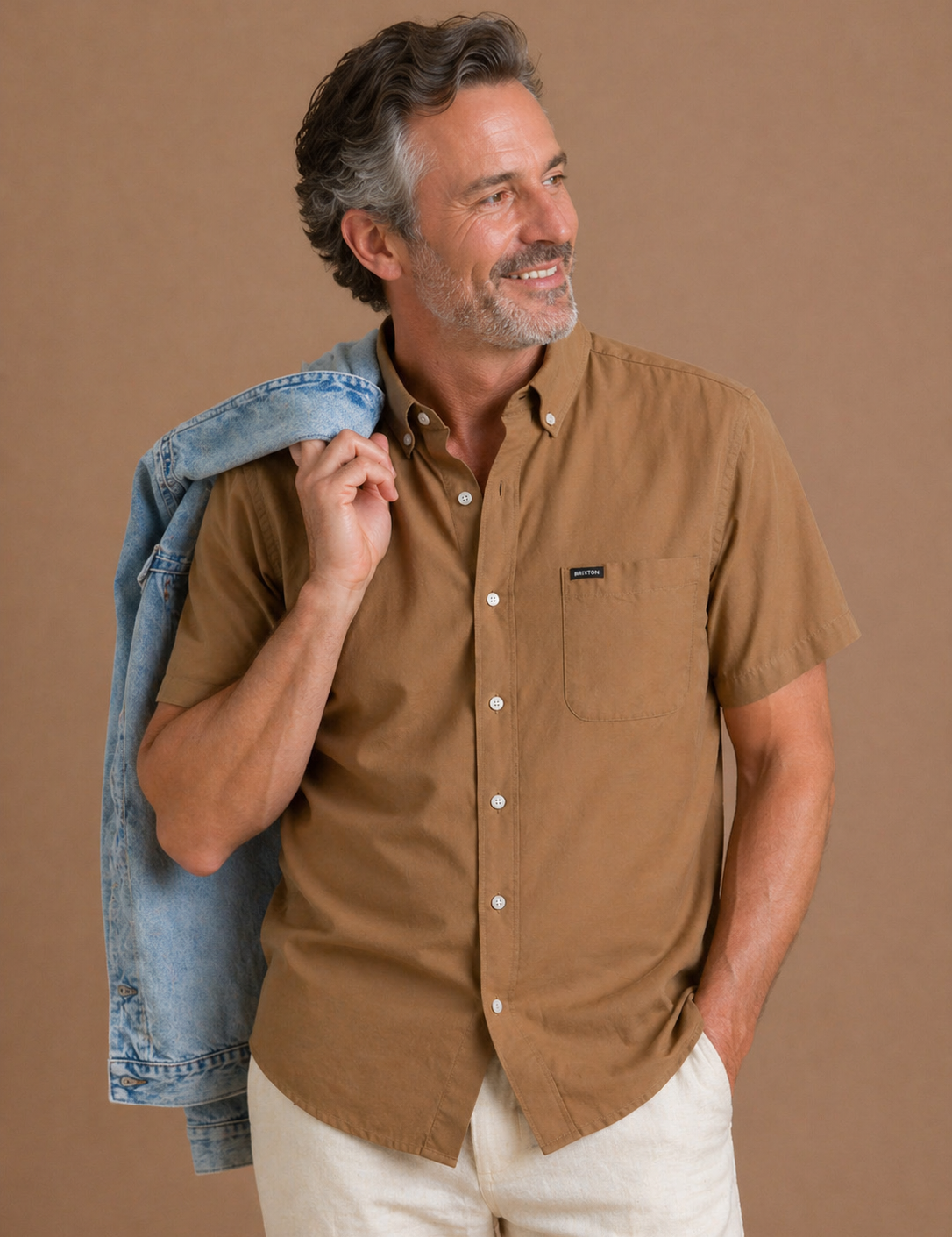 Sanford Oxford Short Sleeve Woven Shirt