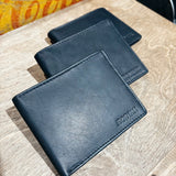 Slim RFID Bifold Leather Wallet