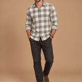 Thatcher Hero Stretch Knit Buffalo Plaid Flannel Shirt
