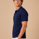 Grove Textured Sweater Polo