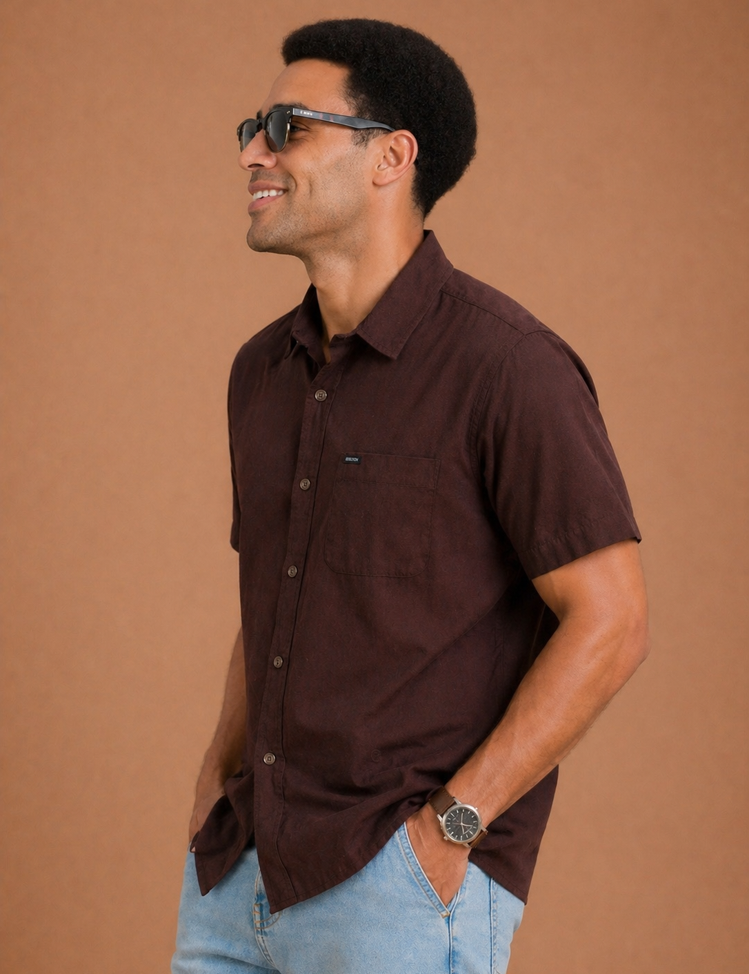 Charter Slub Short Sleeve Woven Shirt