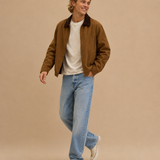 James Corduroy Collared Zip Front Jacket