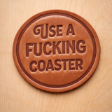 Hand Pressed Leather Coasters
