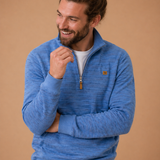Powell Quarter Zip Textured Sweater
