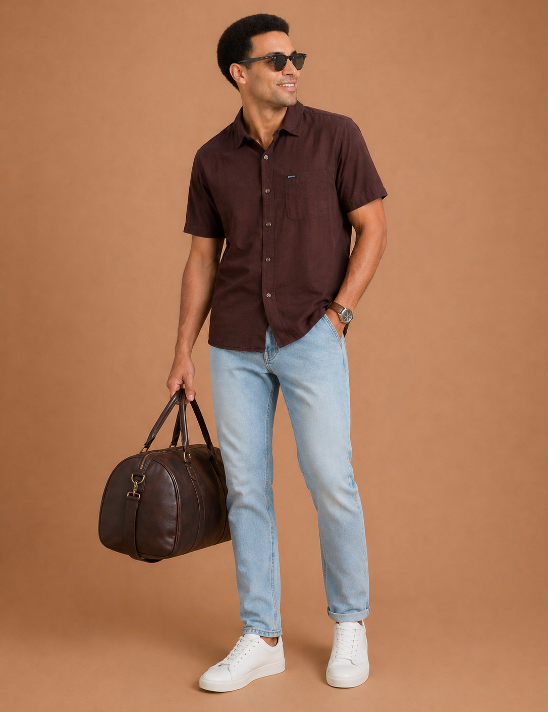 Charter Slub Short Sleeve Woven Shirt
