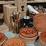 Hand Pressed Leather Coasters