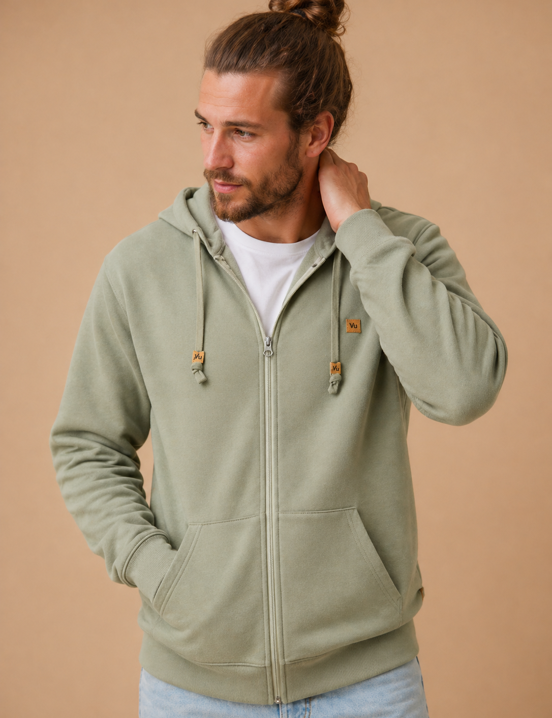 Reynard Fleece Lined Zip Up Hoodie