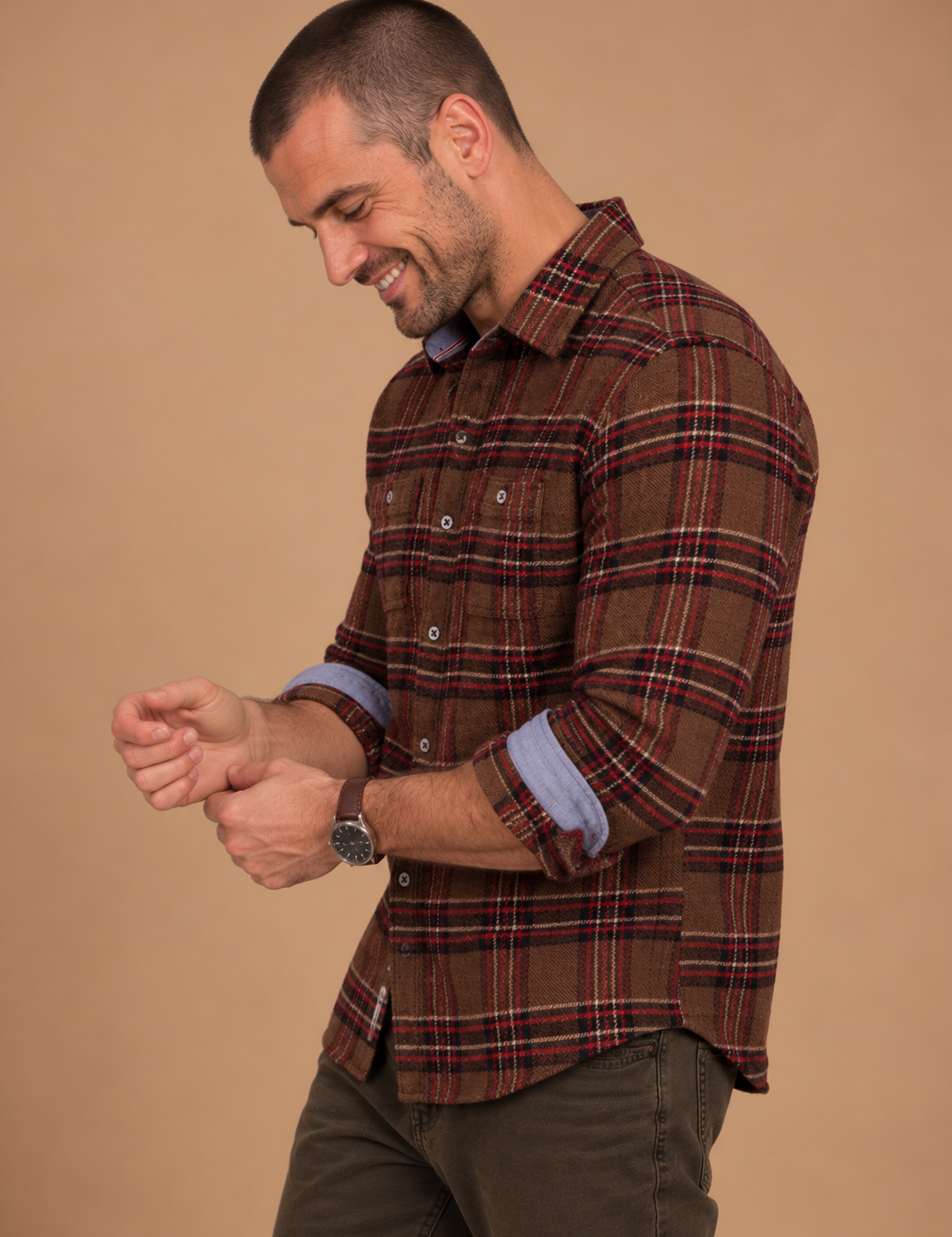 Beaverton Plaid Brushed Flannel Button Shirt
