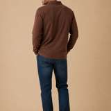 Vintage Cotton Terry Long Sleeve Polo