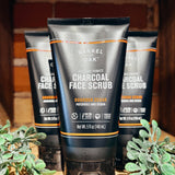 Volcanic Pumice & Charcoal Face Scrub - Bourbon Cedar