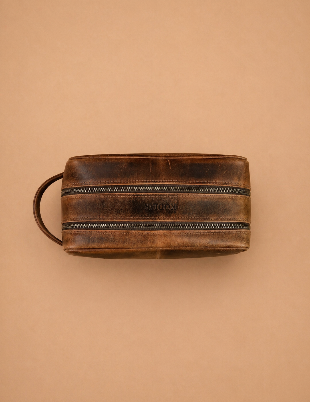 Buffalo Leather Dopp Bag