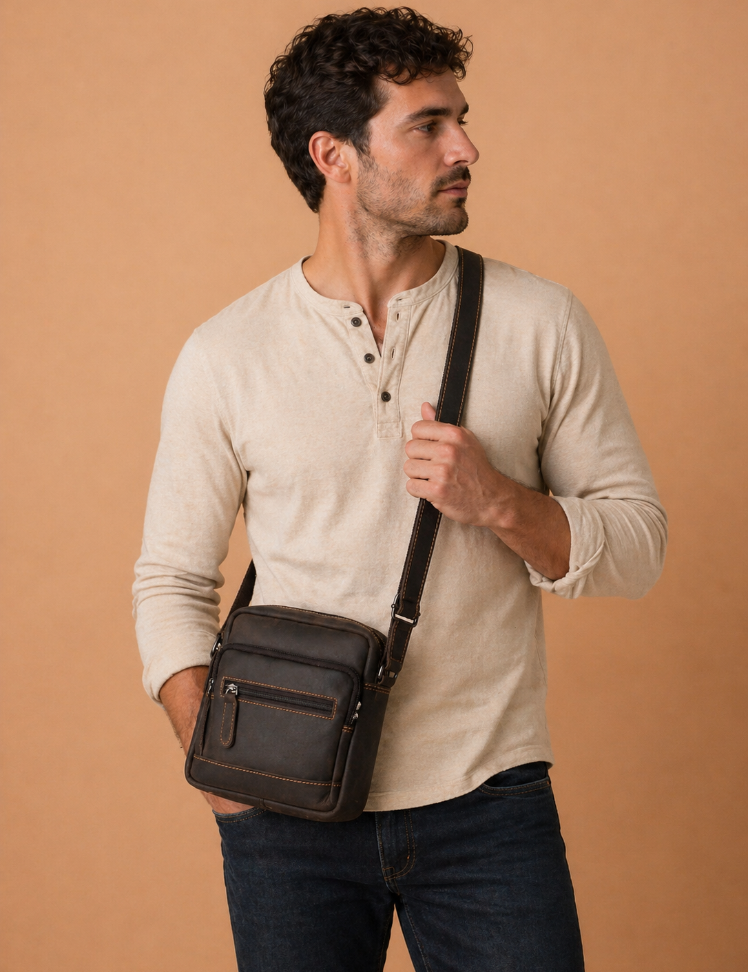 Leather Shoulder Bag